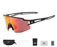 ROCKBROS(ロックブロス)偏光サングラス スポーツサングラス UV400 紫外線カット 超軽量 偏光レンズ 眩しさ軽減 オーバーグラス 収納ポーチ付き ユニセックス 自転車サングラス 近視対応 釣り ランニング 野球 登山 レディース メンズ