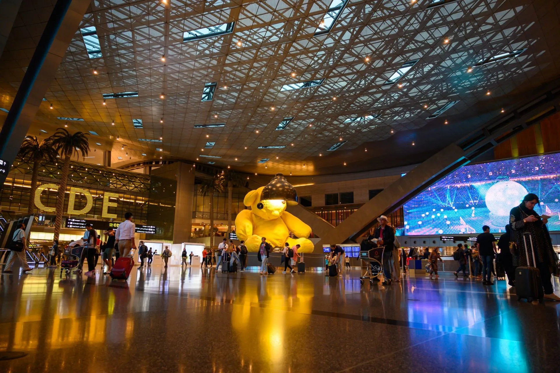 ドーハ空港のターミナル