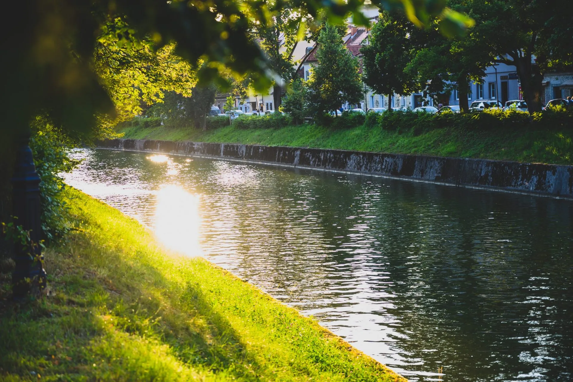 リュブリャナの綺麗な川