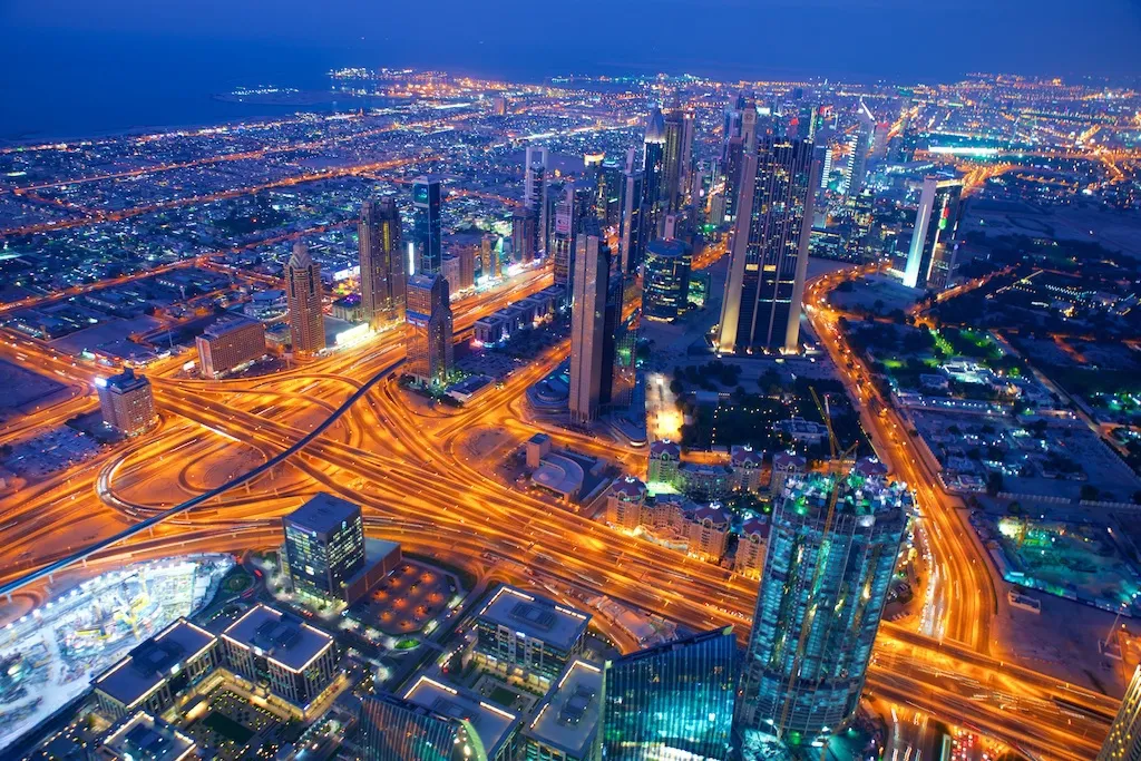 ブルジュ・ハリファからの眺め