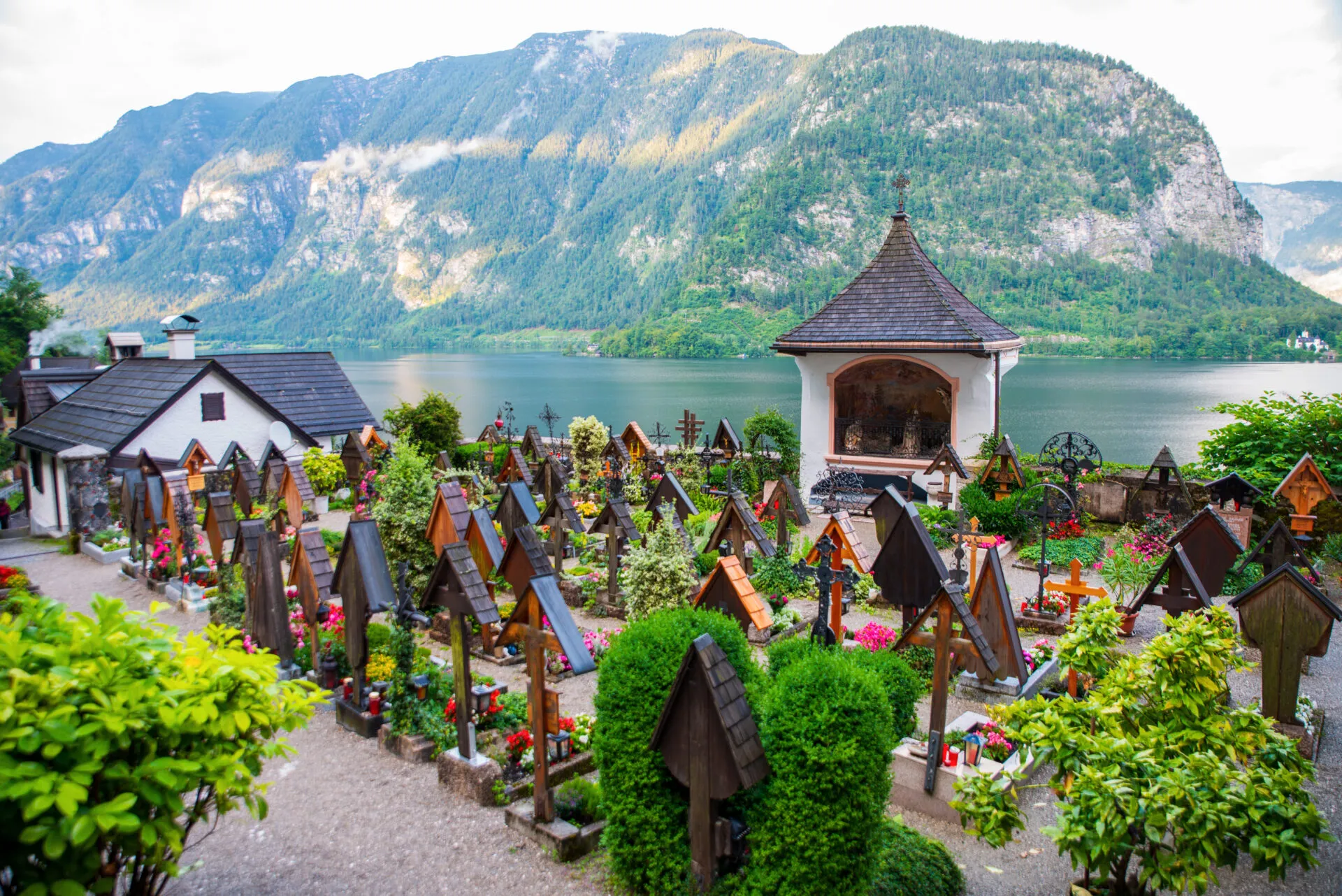 ハルシュタット湖の風景