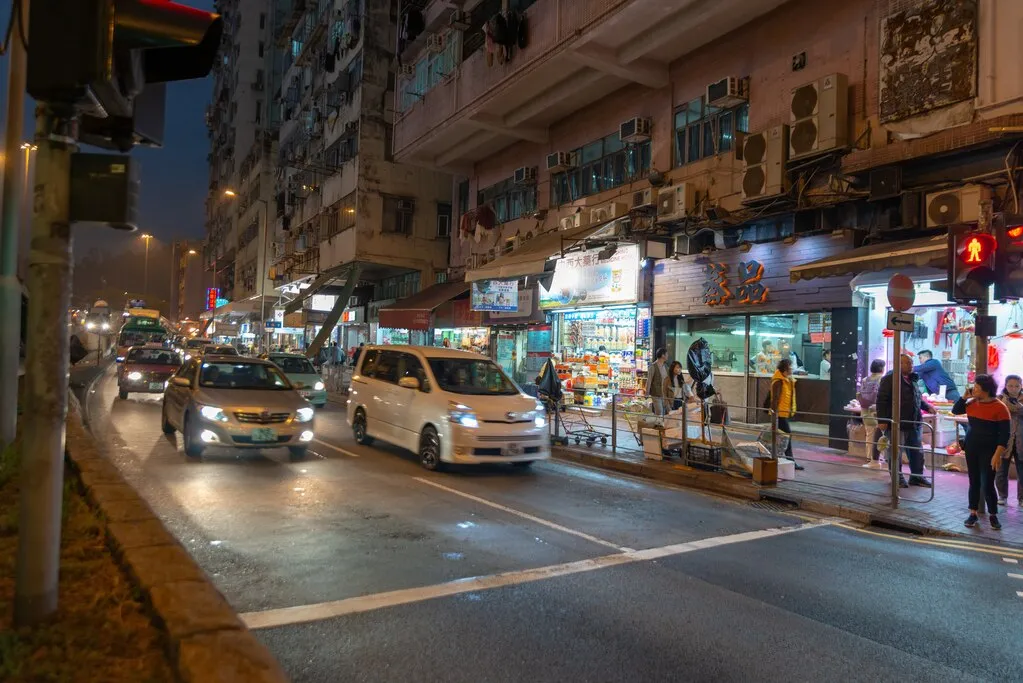 香港の通り