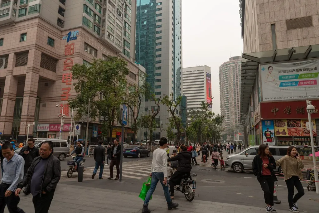 深センの街並み