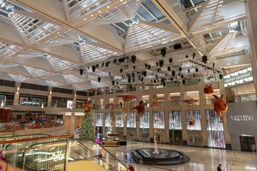 閉店後の香港の店舗