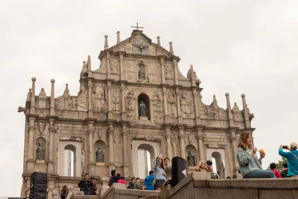 マカオの街並み