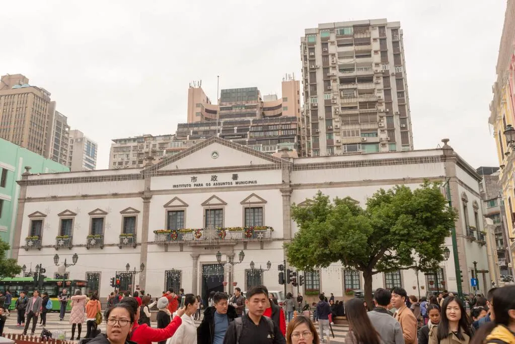 マカオの街並み