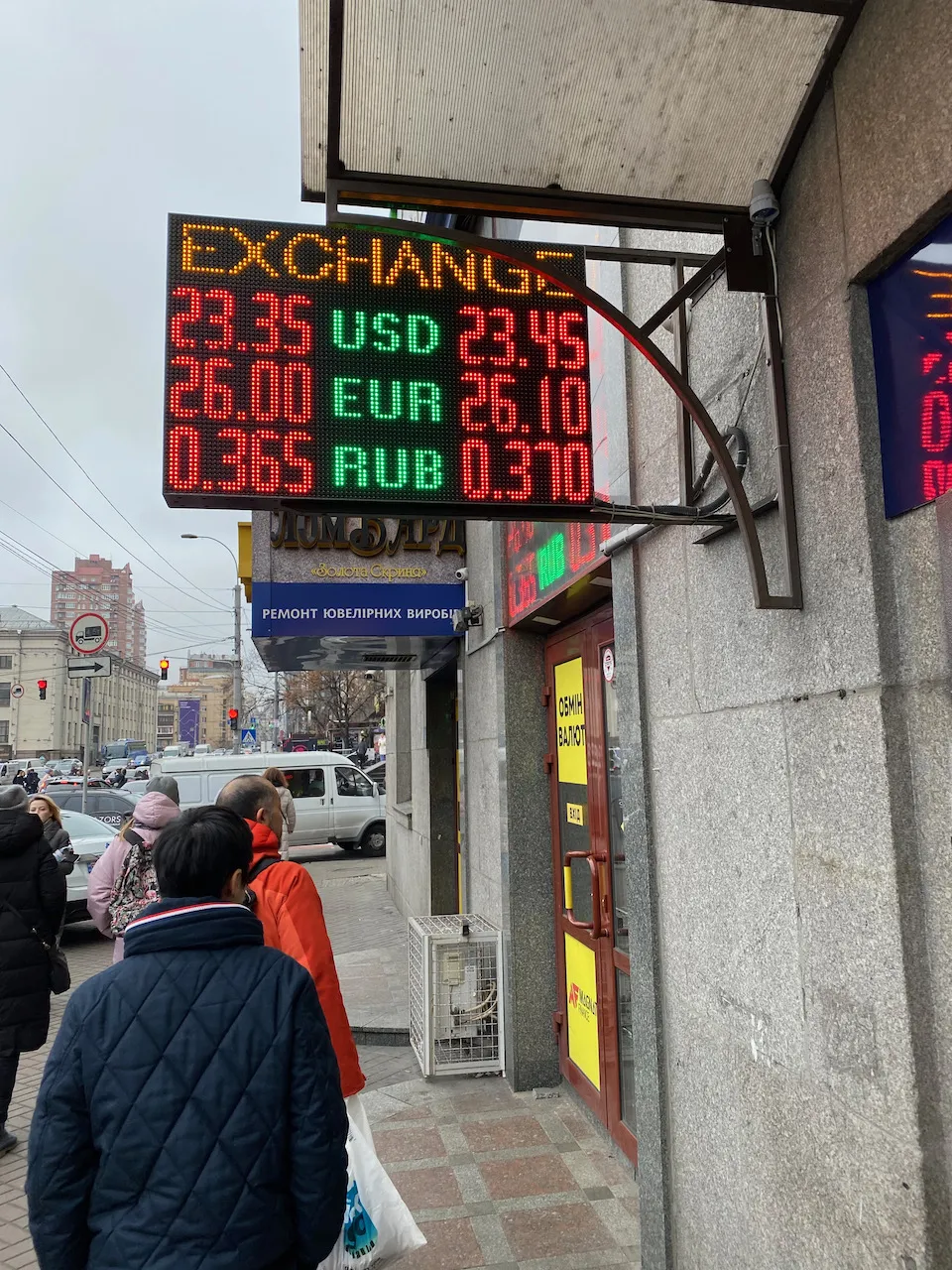 キエフ市街の様子