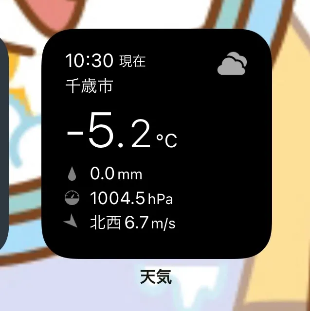 雪の積もった札幌の風景