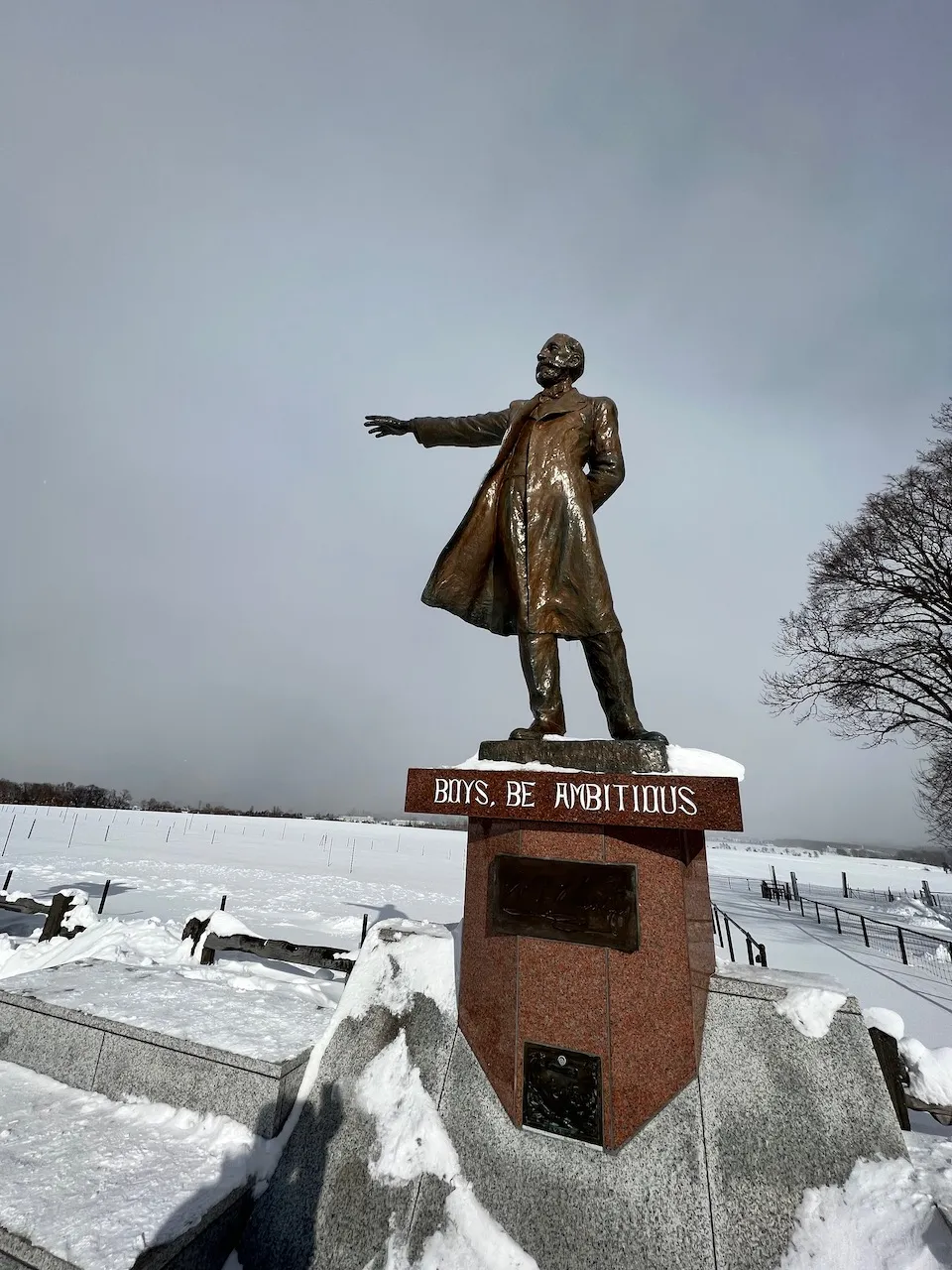 クラーク博士の銅像