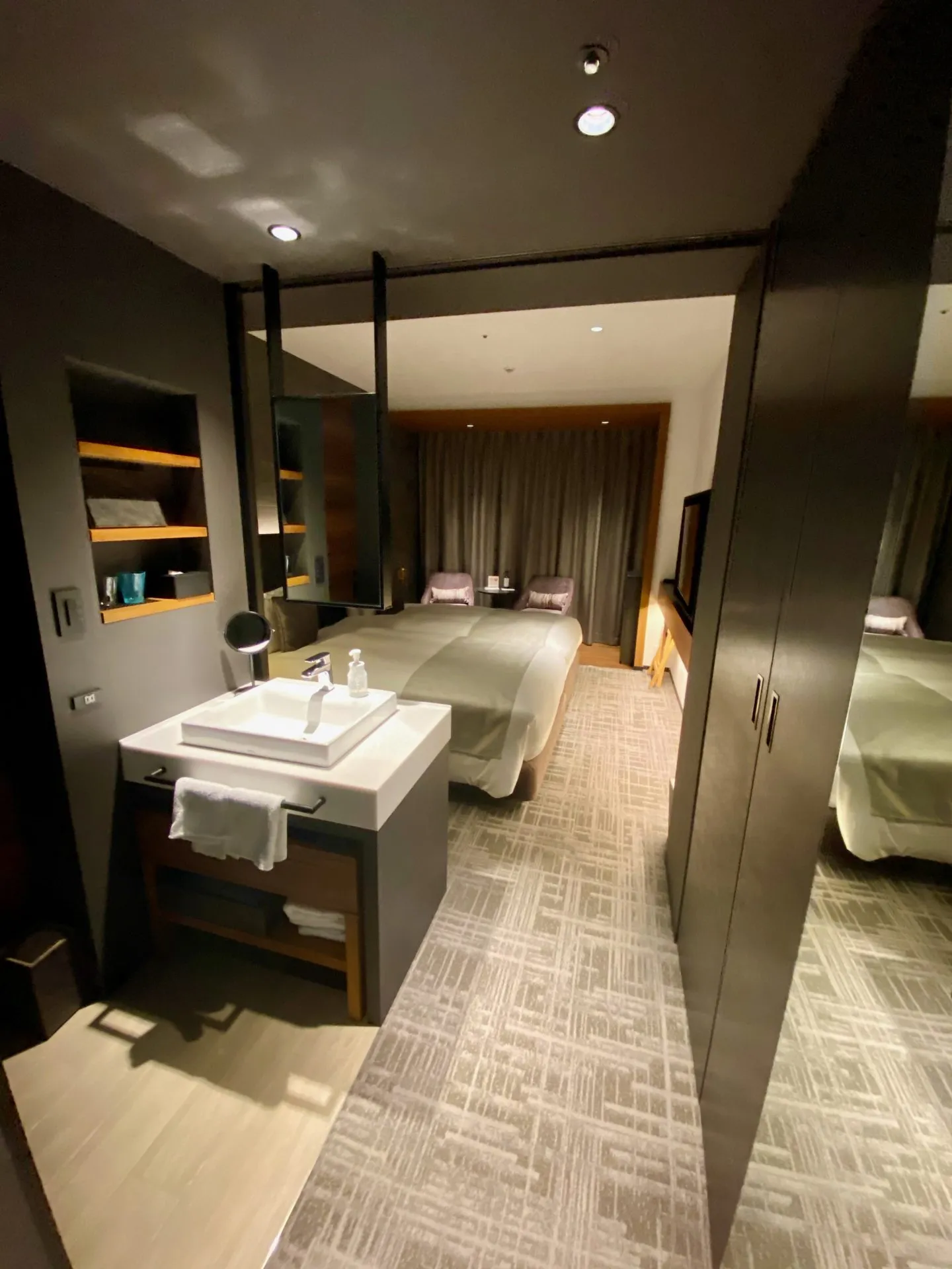 アップグレードされた10Fの部屋