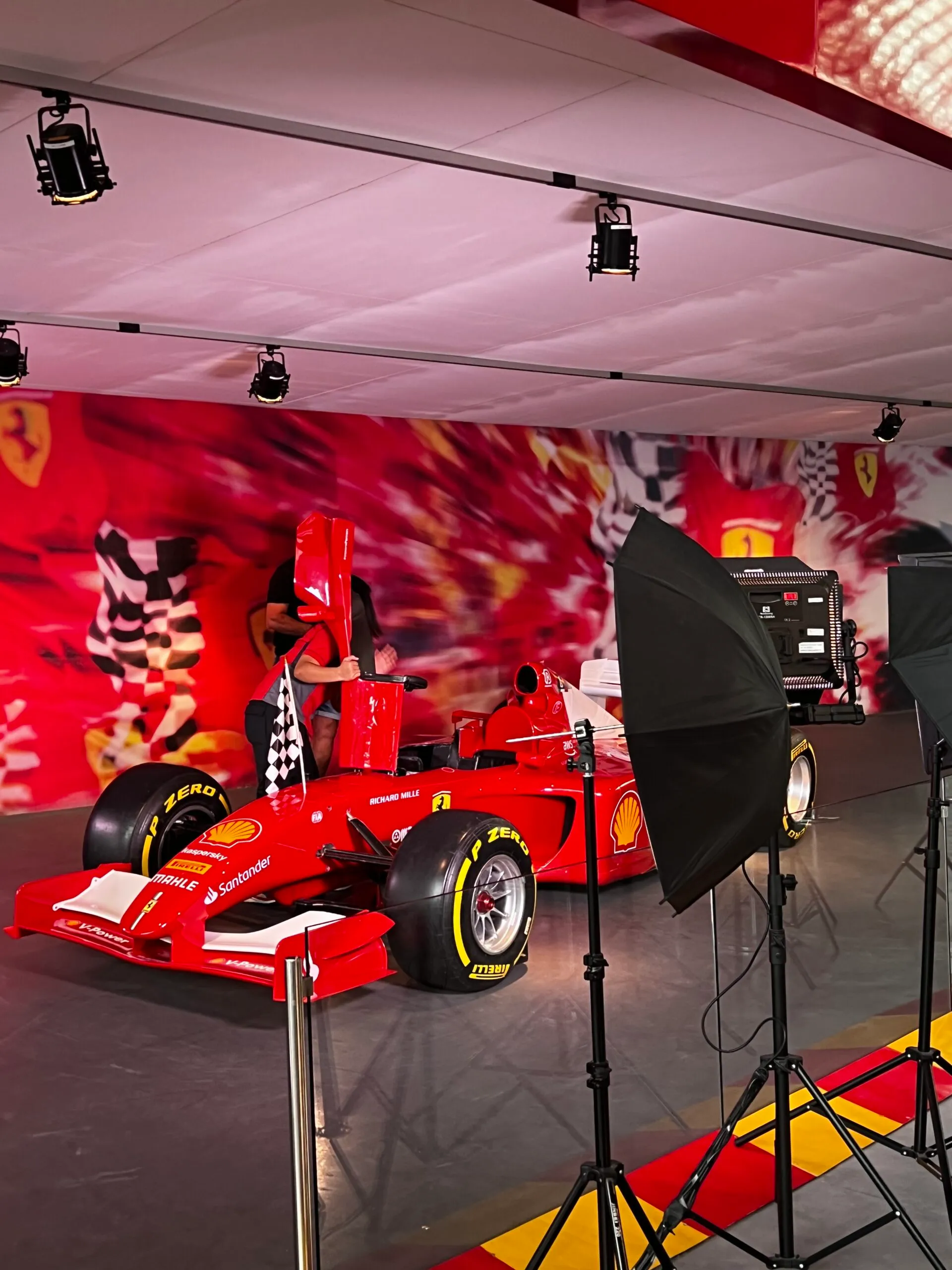 Ferrari Worldの記念撮影スポット