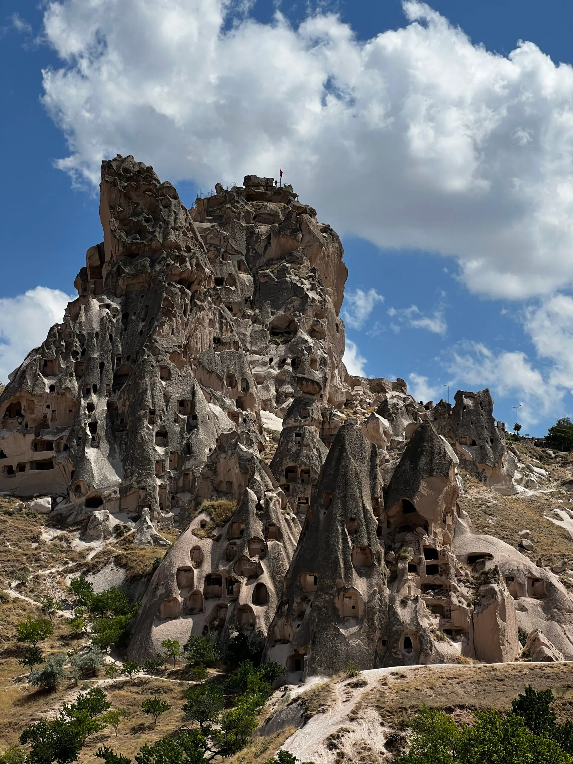 ウチヒサル城からのパノラマビュー