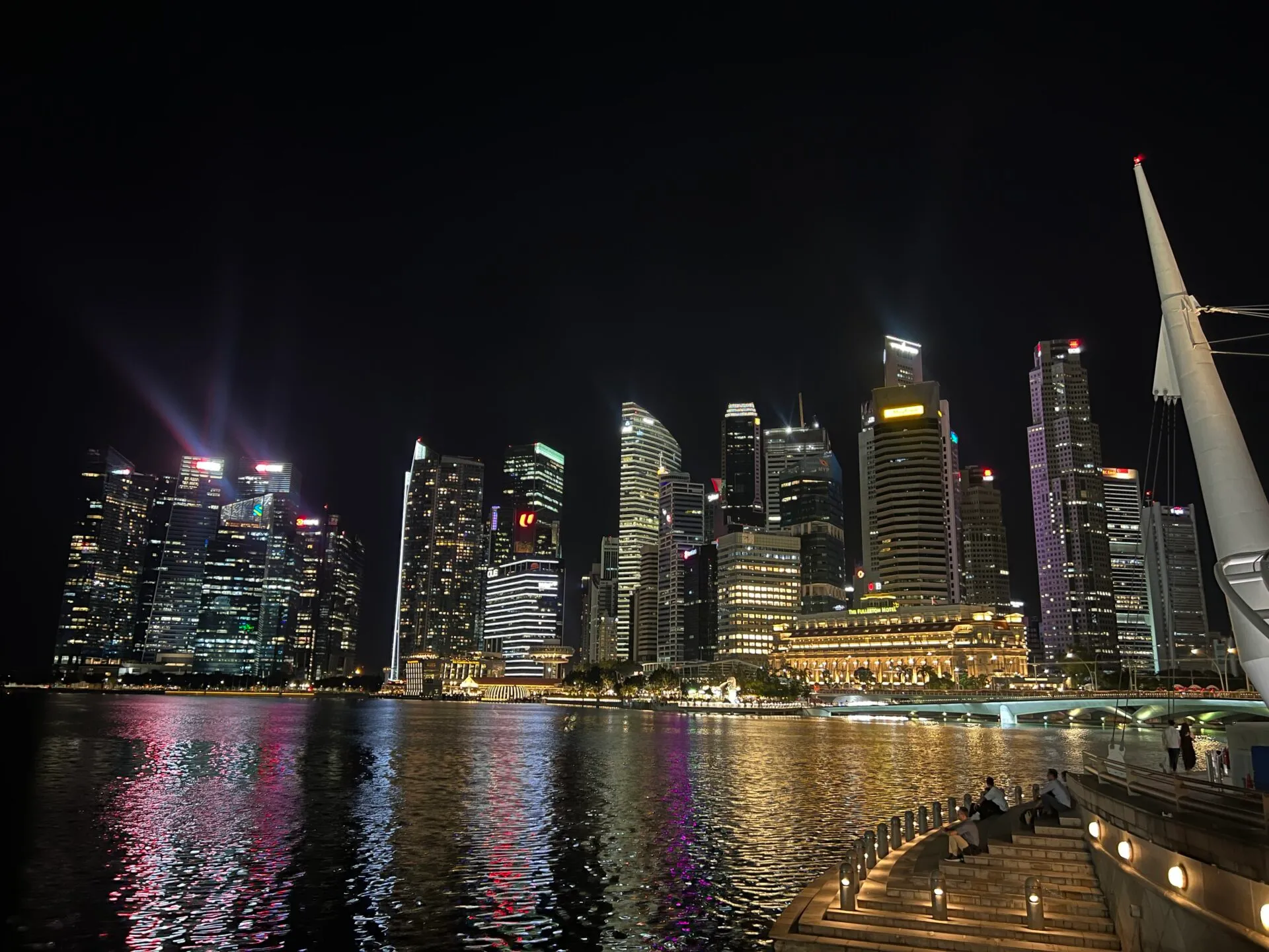 Marina Bay付近の夜景