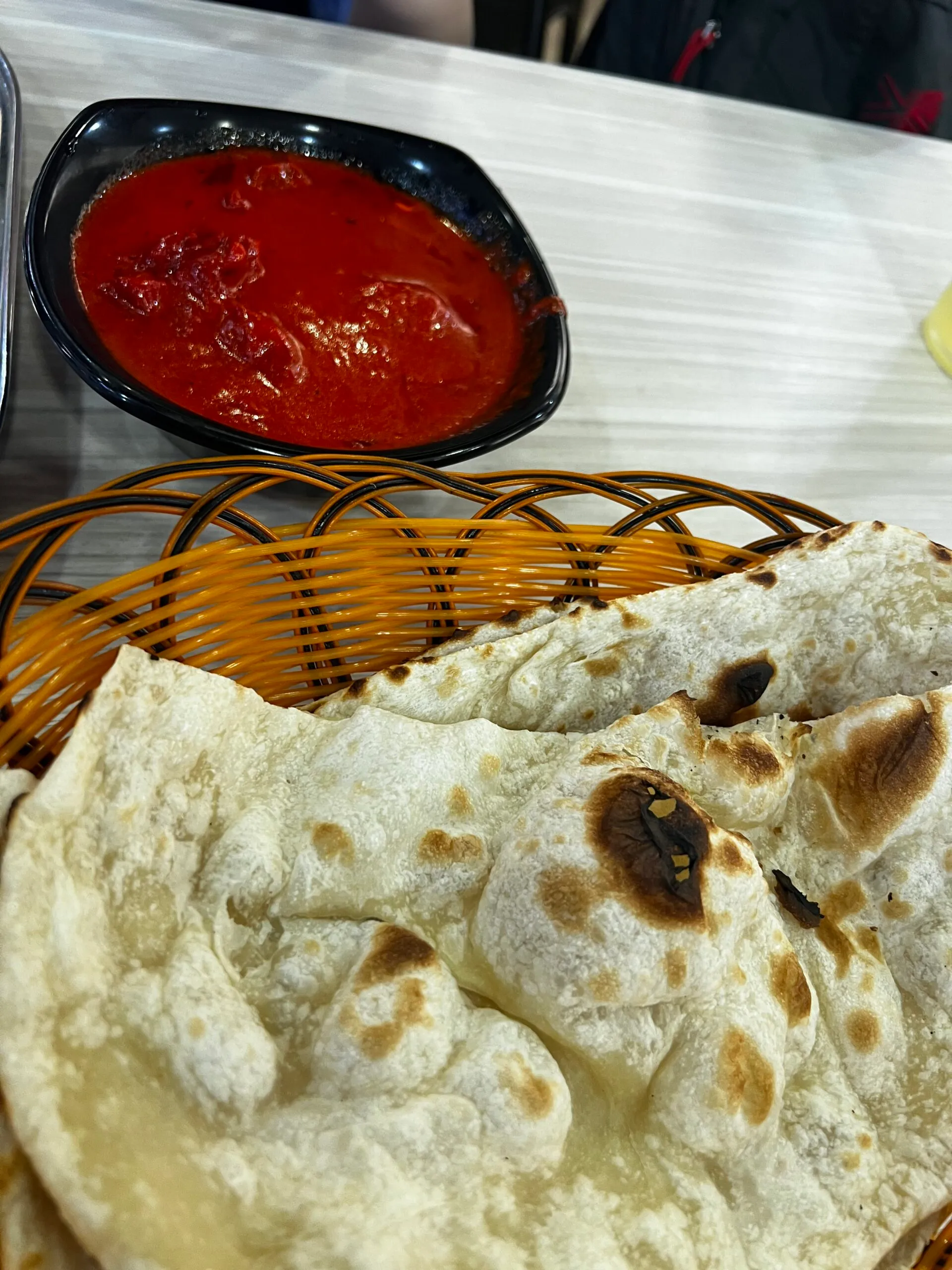 インドカレーのプレート