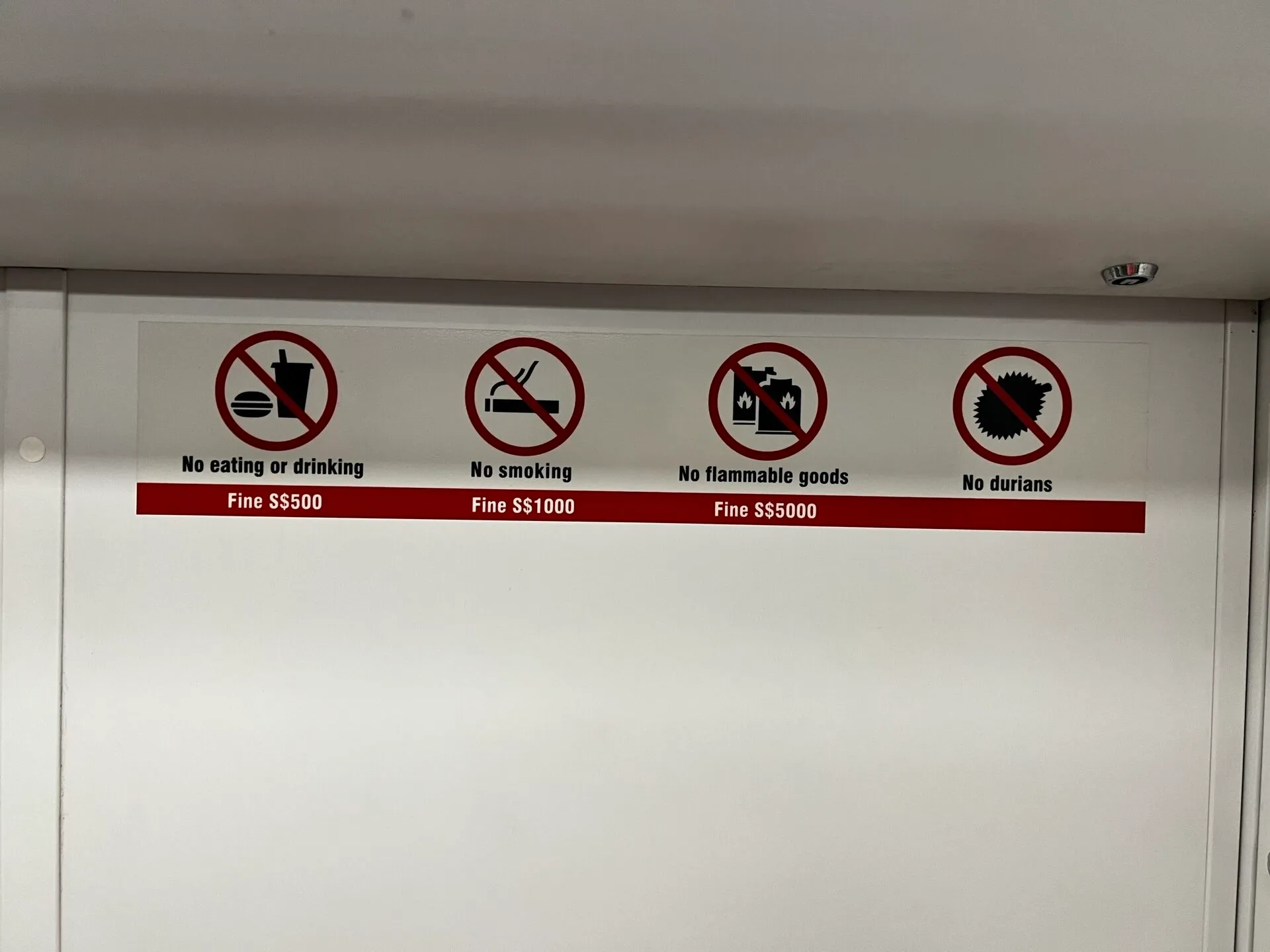 MRTの禁止事項掲示板