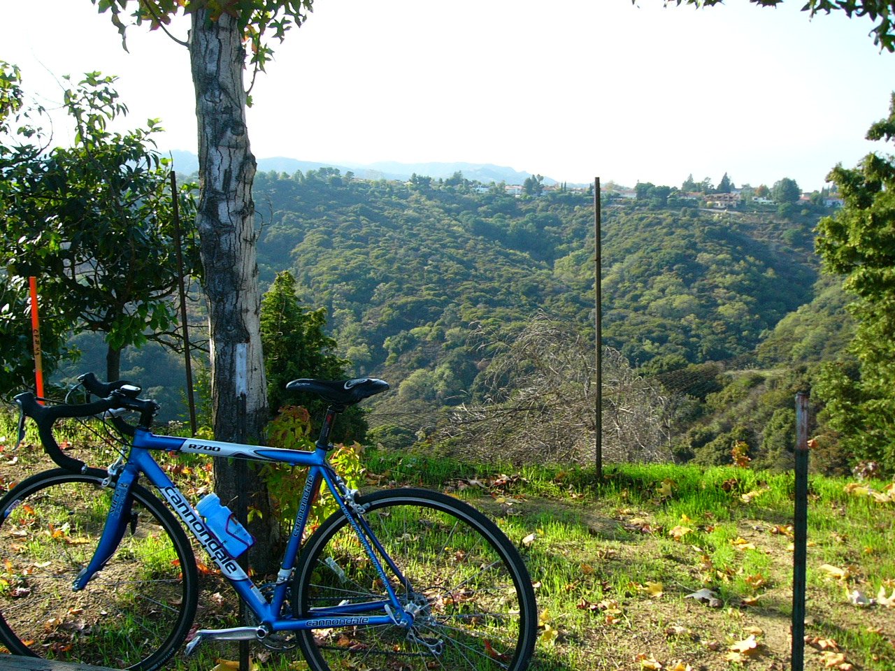 Hill climbing to the north from home