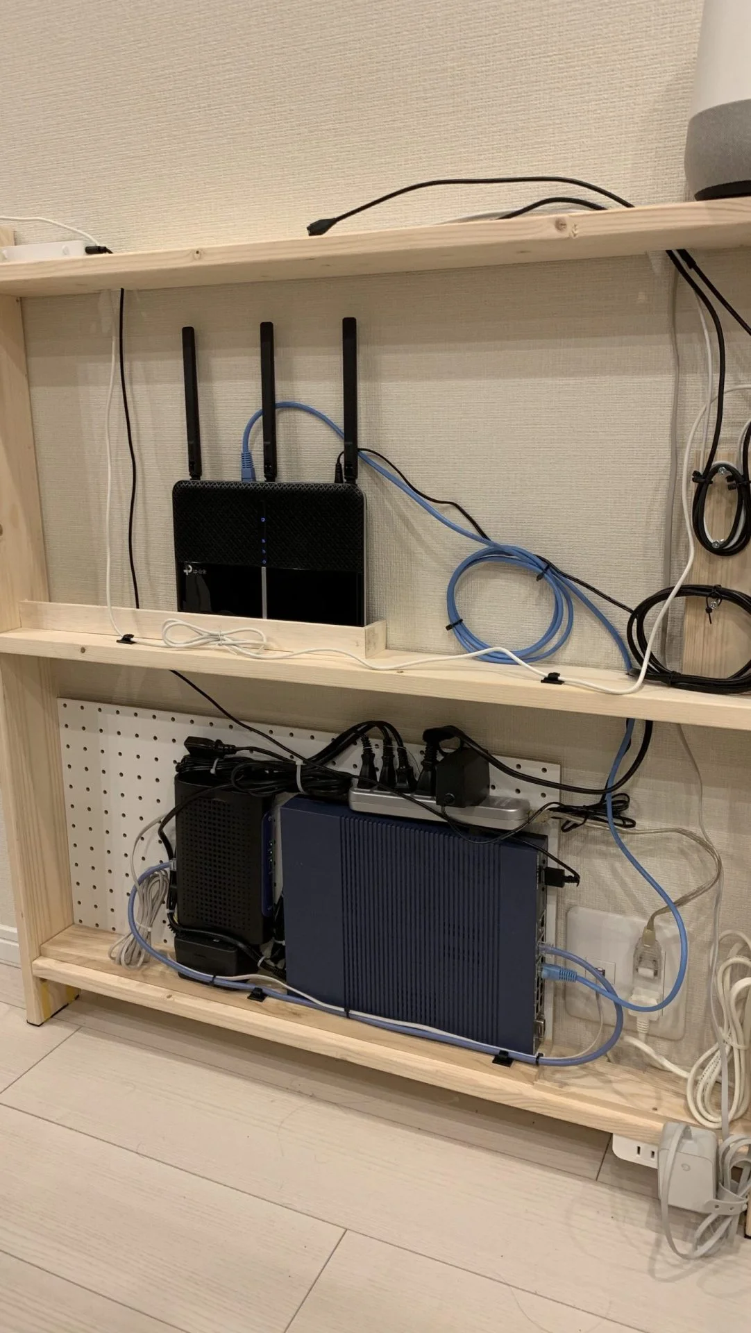 1x4木材で棚をDIY