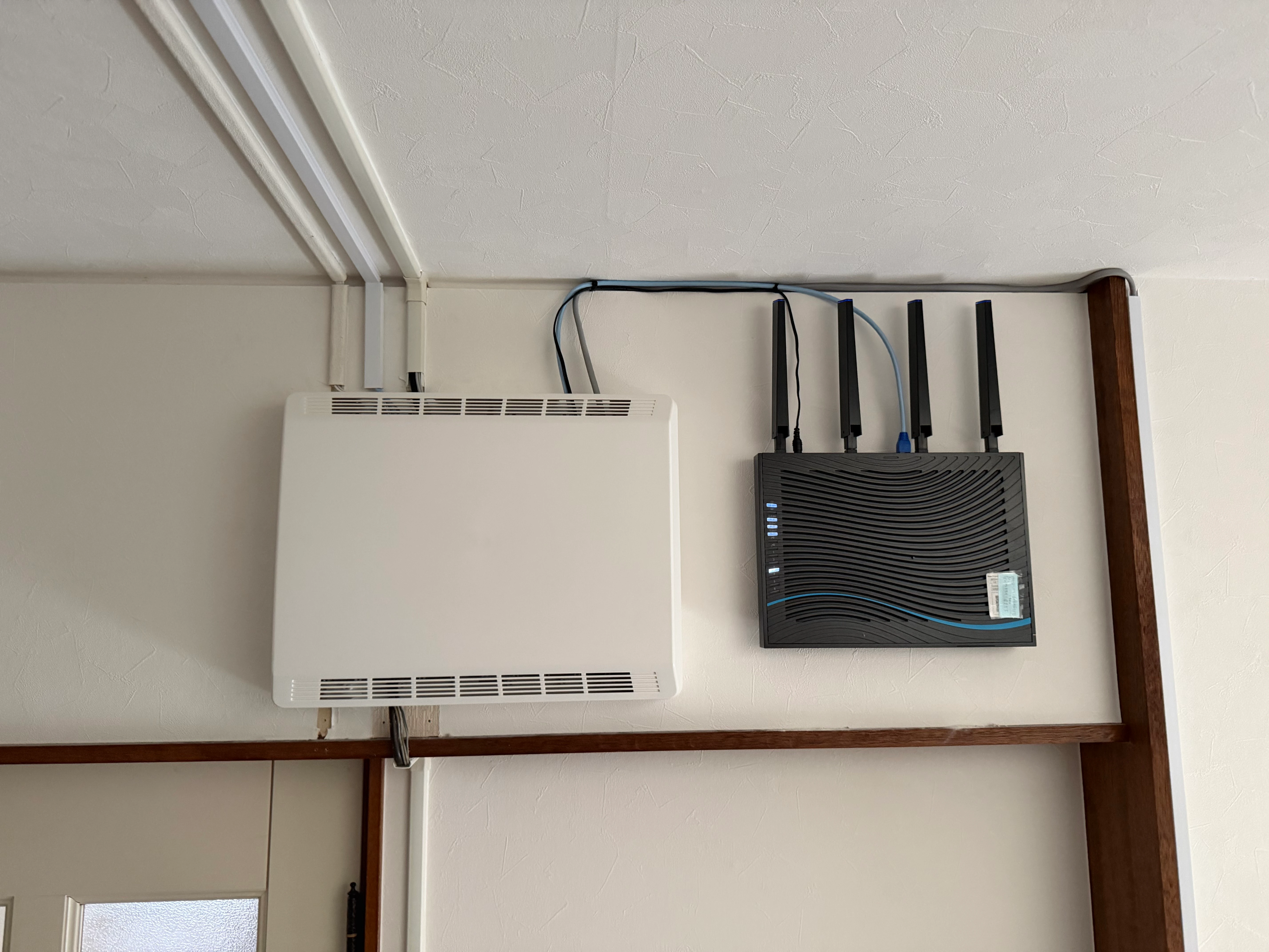 実家のネットワークインフラを整備 | 3階建RC造にWiFi AP3台配置