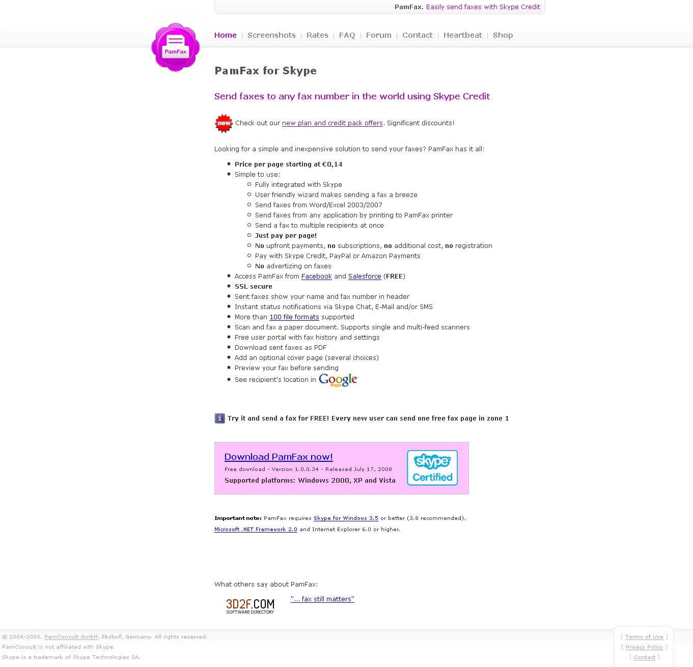 PAM FAX アツイ！ - SkypeでFAXを送るExtra.